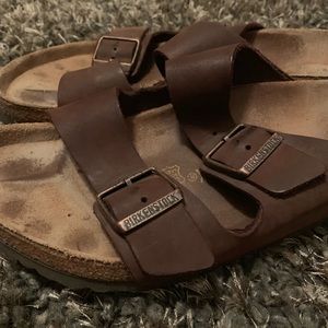 Birkenstock classic “Bioko-Flor” in dark Brown